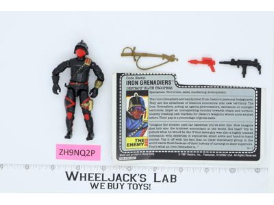 Iron Grenadiers V1 100% Complete G.I. Joe 1988 Hasbro Vintage Action Figure