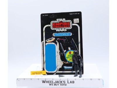 Tie Fighter Pilot 100% Complete 48 Back-B Star Wars ESB 1982 Kenner NO REPRO