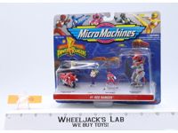 #1 Red Ranger Micro Machines Power Rangers 1994 Galoob Vintage NEW MOSC SEALED