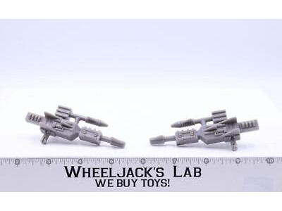 Lasor Bolt Guns GREY PAIR He-Man Masters of the Universe MOTU Mattel Toy