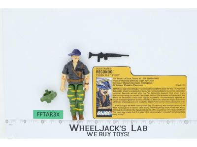 Recondo V2 TIGER FORCE 100% Complete G.I. Joe 1988 Hasbro Vintage Action Figure