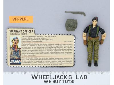 Flint V1 100% Complete 1985 G.I. Joe Hasbro Vintage Action Figure