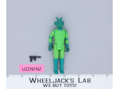 Greedo 100% Complete Star Wars 1978 Vintage Kenner Action Figure NO REPRO
