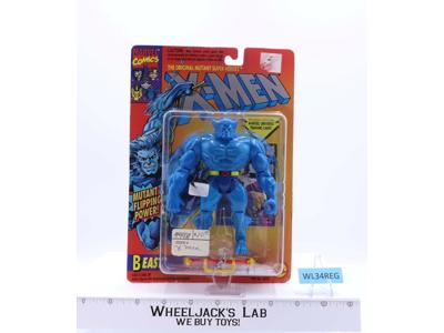 Beast W/ Mutant Flipping Power W/Trading Card X-Men 1994 Marvel Comics NEW MOSC
