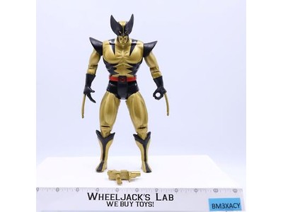Wolverine Deluxe Edition X-Men Marvel Comics 1993 Toy Biz 10" Action Figure Gold
