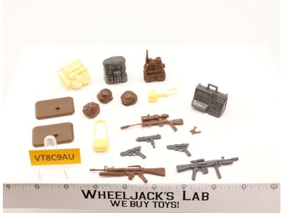 Lot Battle Gear Accessory 5 Set 4 1987 Weapons GI Joe Vintage