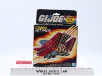 Cobra Jet Pack 100% Complete W/Box GI Joe 1987 Hasbro Vintage Action Figure