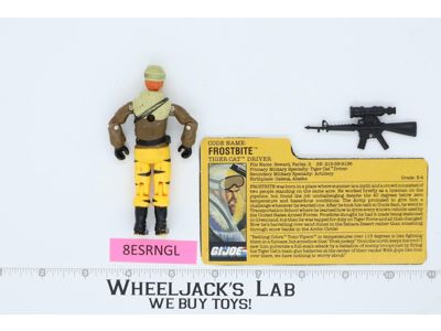 Frostbite V2 Tiger Force Complete 1988 G.I. Joe Hasbro Vintage Action Figure