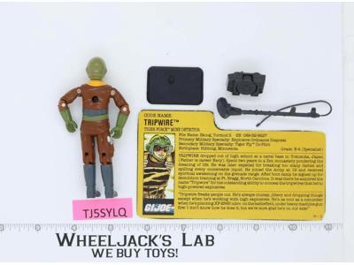 Tripwire V3 TIGER FORCE 100% Complete 1988 G.I. Joe Hasbro Vintage Action Figure