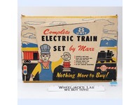 Complete 8 Unit Electrical Train Set 1950s-60s Louis Marx Vintage Toy Train Set