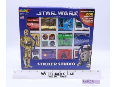 Star Wars Trilogy Sticker Studio +200 RoseArt 1997 MISB NEW