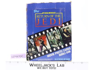 Star Wars Return of the Jedi Movie Photo Cards 1983 Topps Box of 36 SEALED Packs