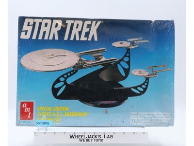 Star Trek Special Edition USS Enterprise Chrome AMT ERTL Model Kit 1/650 Scale