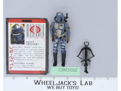 Night Creeper v12 100% Complete G.I. Joe Rise of Cobra 2009 Hasbro Action Figure