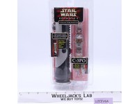 Jar Jar Collector Watch & Lightsaber Display Case Star Wars Episode 1 Hope MISC
