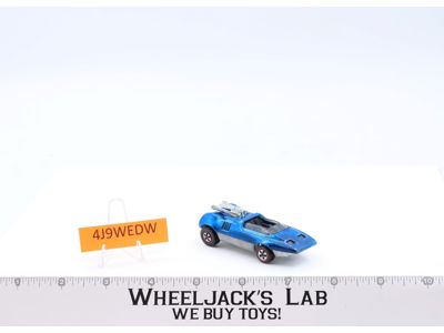 Peeping Bomb Spectraflame Blue 1970 Redline Hot Wheels Mattel Vintage RL