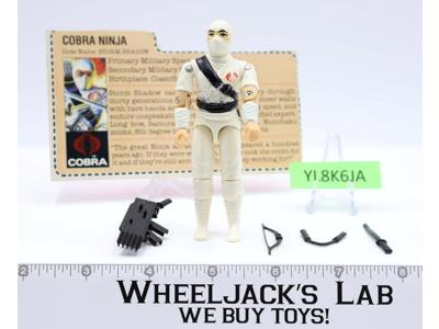 Storm Shadow V1 RED CARD BACK 100% Complete G.I. Joe 1984 Hasbro Vintage Figure