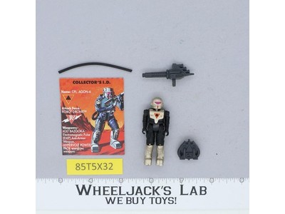CPL. Agon-6 100% Complete Starcom 1986 Coleco Vintage Action Figure