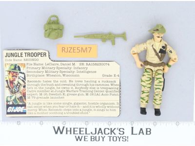 Recondo V1 100% Complete G.I. Joe 1984 Hasbro Vintage Action Figure