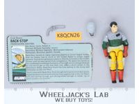 Backstop V1 100% Complete G.I. Joe 1987 Hasbro Vintage Action Figure