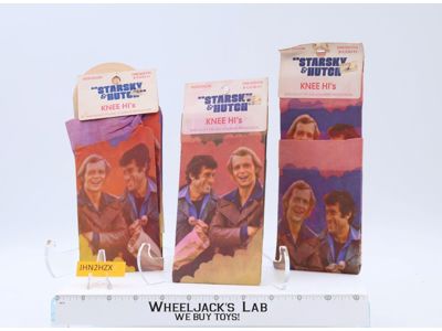 Starsky & Hutch LOT of 3 Knee Hi's Nylon Stockings Socks One Size 8 1/2-11 NEW