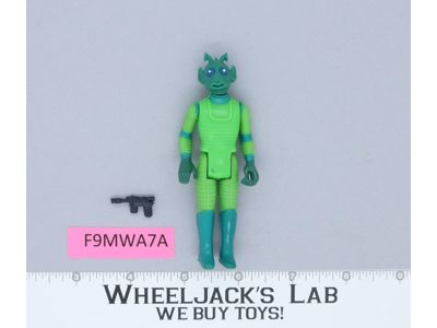 Greedo 100% Complete Star Wars 1978 Vintage Kenner Action Figure NO REPRO
