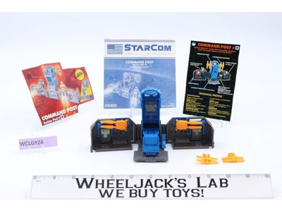 Command Post Action Pod 100% Complete Starcom 1988 Coleco Action Figure Playset