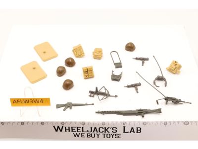 Lot Battle Gear Accessory 1 Set 3 1983 Weapons GI Joe Vintage Action Figure