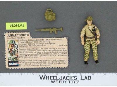 Recondo V1 100% Complete G.I. Joe 1984 Hasbro Vintage Action Figure