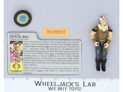 Crystal Ball V1 100% Complete G.I. Joe 1987 Hasbro Vintage Action Figure