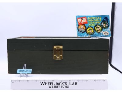 G.I. Joe Wooden Footlocker 1964 Hasbro Vintage Action Accessory
