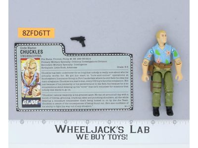 Chuckles V1 100% Complete G.I. Joe 1987 Hasbro Vintage Action Figure