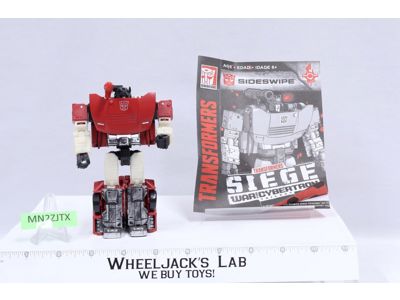 Sideswipe 100% Complete Siege WFC Transformers Hasbro 2018 Action Figure