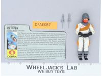 Ice Viper V1 100% Complete G.I. Joe 1987 Hasbro Vintage Action Figure