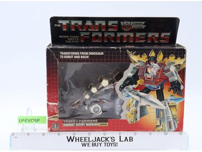 Snarl W/BOX 100% Complete NM 1985 Vintage G1 Transformers Figure