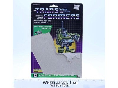 Brawl Cardback 1986 Vintage Hasbro G1 Transformers Action Figure