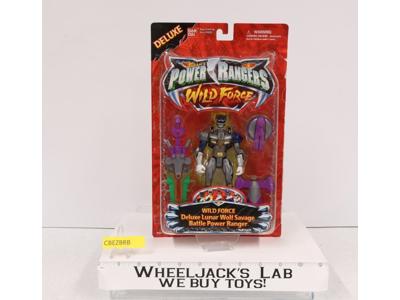 Deluxe Lunar Wolf Savage Battle Power Ranger Complete Wild Force 2002 Bandai