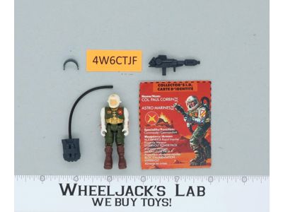 Col. Paul Corbin 100% Complete Starcom 1986 Coleco Action Figure
