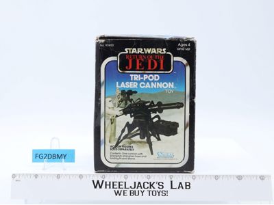 Tri-Pod Laser Cannon 100% Complete W/Box Star Wars ROTJ 1983 Kenner Vehicle