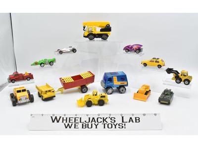 Lot of 14 Cars Vintage Hotwheels, Buddy L, Tonka, and Zybot 1980-1990's