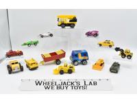 Lot of 14 Cars Vintage Hotwheels, Buddy L, Tonka, and Zybot 1980-1990's