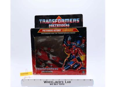 Cloudburst Pretender 100% Complete W/Box 1988 Vintage Hasbro G1 Transformers