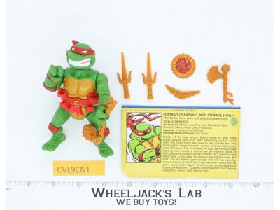 Storage Shell Raphael Teenage Mutant Ninja Turtles TMNT 1991 Playmates Figure