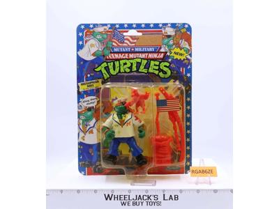 Midshipman Mike Teenage Mutant Ninja Turtles TMNT 1991 MOSC Military NEW Sealed