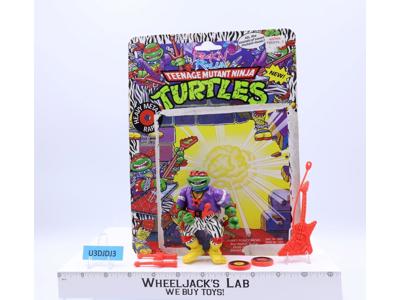 Rock 'N Rollin' Heavy Metal Raph w/Cardback 100% Complete TMNT 1991 Playmates