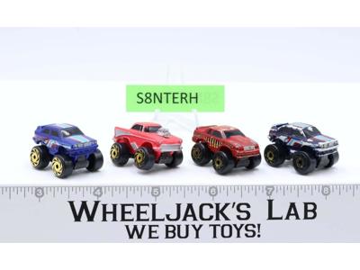 Lot of 4 Monster Truck Vehicles 1988-89 Vintage Galoob Micro Machines