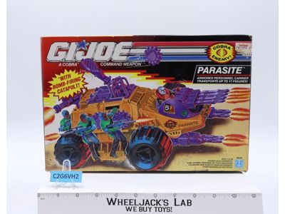 Parasite 100% Complete W/Box GI Joe 1991 Hasbro Vintage Action Figure Vehicle