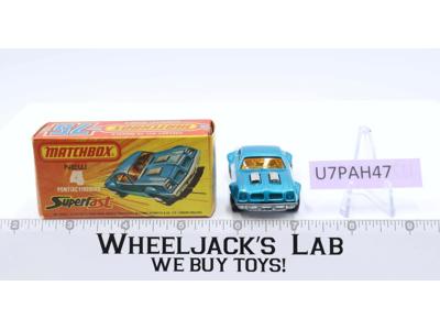 Pontiac Firebird No 4 Superfast Lesney Matchbox 1975 W/Box England Vintage