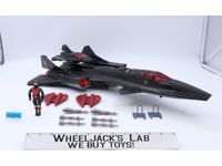Cobra Night Raven S3P 100% Complete GI Joe 1986 Hasbro Action Figure Vehicle