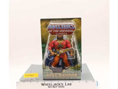 King Randor w/ Mailer Box He-Man Classics MOTUC 2009 Mattel Figure NEW SEALED
